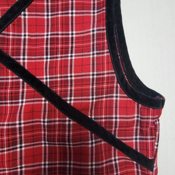 VINTAGE 90s/y2k Little Plaid Dress - Picture 4 of 14